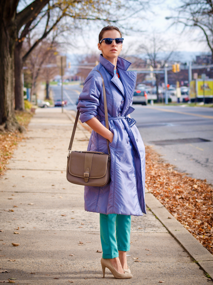 bittersweet colours, fall street style, street style, fall coat, pastels,  colorful coats, colors,