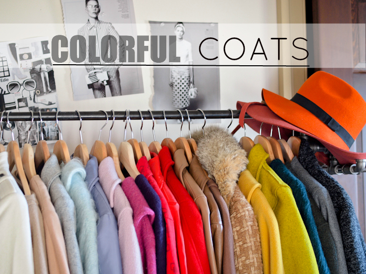bittersweet colours, details from my closet, colorful coats, closet organization ideas, 