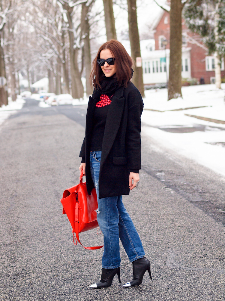 street style, winter trends, boyfriend jeans, 3.1 phillip lim bag, 