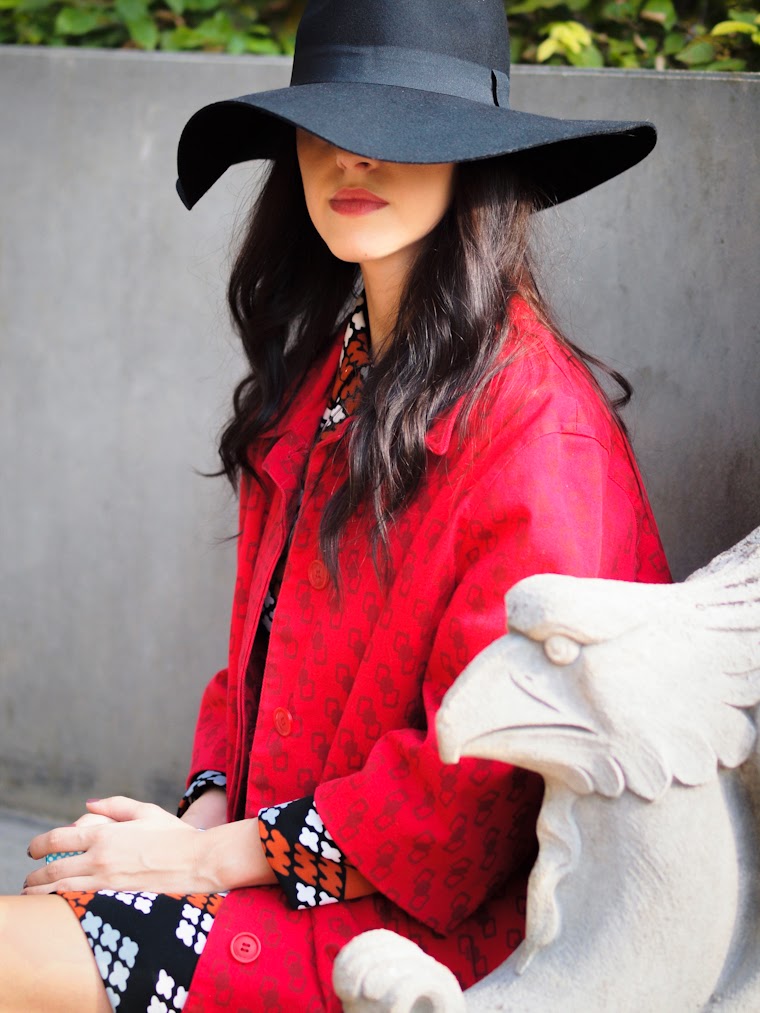 bittersweet colours, fall colors, Fall trends, French Connection, prints, RED, street style, vintage, Zara, 3.1 Phillip Lim, hats, Bohemian style,