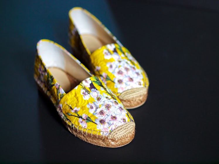 bittersweet colours, dolce & gabbana, dolce & gabbana espadrilles, floral espadrilles, COLORS, yellow, floral prints, new in, Memorial Day Sale, Summer trends,