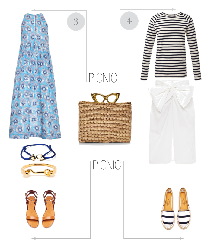 bittersweet colours, moda operandi, sale, picnic outfit, Beach day outfit, Charlotte Olympia bag, nicholas kirkwood shoes, MSGM SKIRT, valentino sandals, suno dress, current elliott jeans, equipment shirt, 